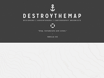 DTMG&D 2013 collaboration destroy destroy the map map new portfolio the web design website