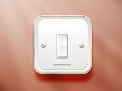 Pokerface lightswitch appicon button fun lightswitch plastic practice switch