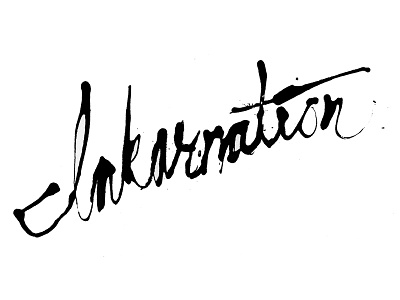 Inkarnation hand lettering handlettering ink lettering straw title