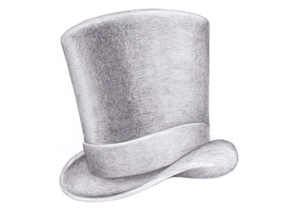 Wonka's Hat drawing hat illustration pencil wonka