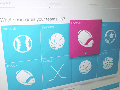 A Tile Process Concept design left step metro nav process sports tiles ui