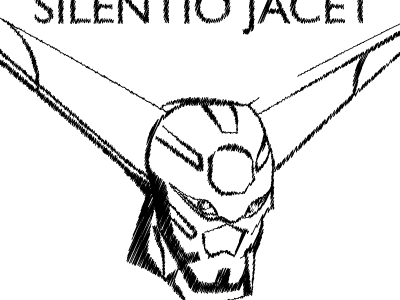 Lie of Silence; Lie of Truth black bookplate gundam white