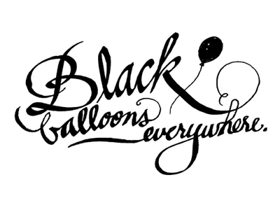Black Balloons