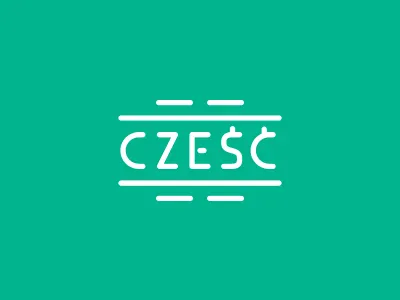 Czesc typography