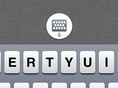 Floating Keyboard Hide Thumb dismiss floating hide ios keyboard madeinsketch