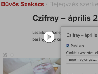 Video - Gault&Millau.hu Post Editor block editor gaultmillau hungary