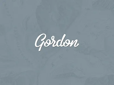 Gordon, personal branding. brand gordonjakob information design logo personal ui website