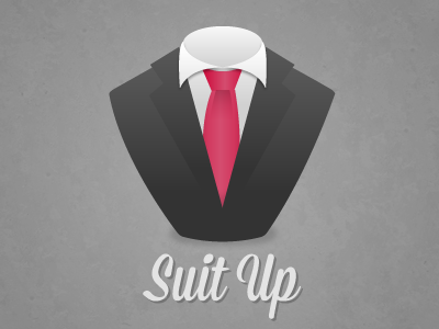 Suit Up himym icon illustration suit vector