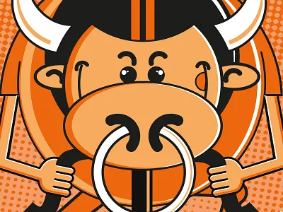Bull illustration
