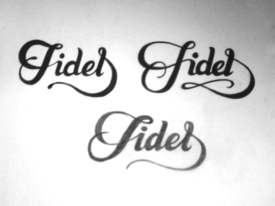 Fidel custom type fidel hand lettering handmade lettering