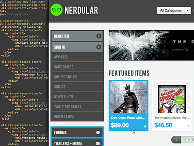 Nerdular – Preview batman coda comics css3 html5 nerds nerdular spiderman