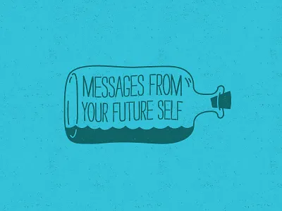 I'm a message in a bottle baby... blue bottle dark message travel