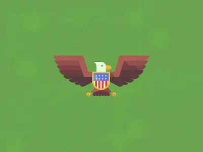 Birdy bird blue brown crest design eagle flag green icon illustration illustrator noise photoshop red shield symmetrical symmetry texture vector white wings ya yellow