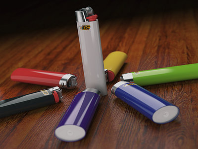 Lighters V2 3d 3ds bic colors lighter max render vray