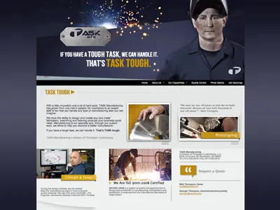 Task Manufacturing fabrication industrial manufacturing