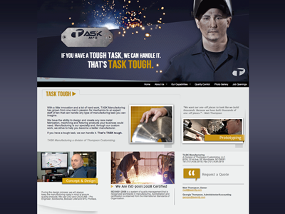 Task Manufacturing fabrication industrial manufacturing