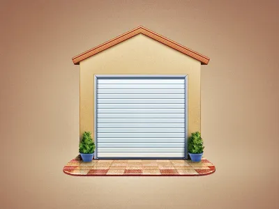 Garage Closed auto car closed garage icon