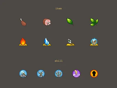 Items & Skills icon