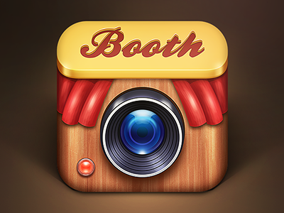 PhotoBooth iOS icon booth camera icon ios led lens photo photobooth