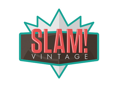 SLAM! Vintage Logo 90s basketball clothing jerseys logo nba retro sports throwback vintage