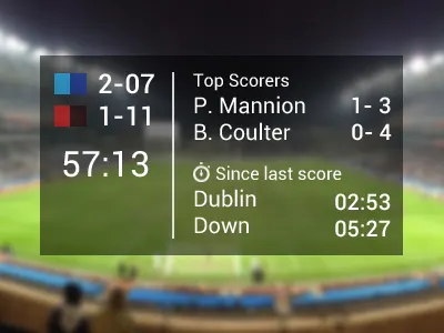 Possible Google glass GAA screen dublin gaa glass google google glass