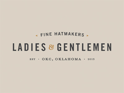 Ladies & Gentlemen gentlemen gold hat ladies logo oklahoma shop type