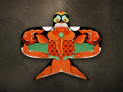 Chinese Kite chinese illustrator kite