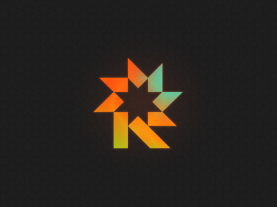 R design logo mark pin pinwheel r wheel