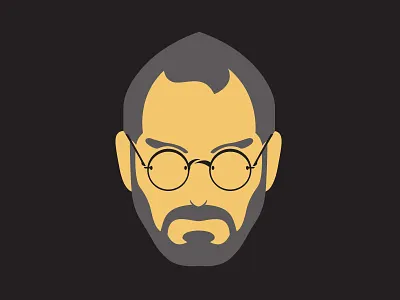 Stevie apple illustration national hairstyle day steve jobs tech