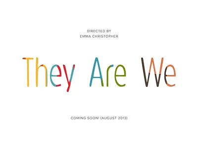 Custom type logo for a doco website we are working on logo type