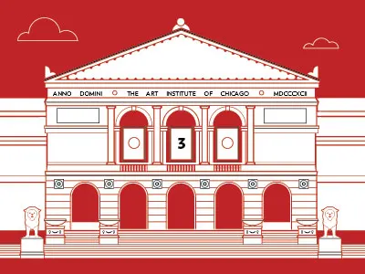 Illustration | Art Institute of Chicago art black chicago illustration institute of red white