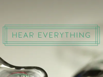 Hear Everything Slogan everything headphones hear makoyed monitors music sound vadim vadimages wave