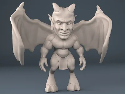 Little Devil 3d character clay devil digital sculpting zbrush