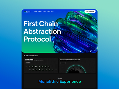 First Chain Abstraction Protocol UI ai blockchain blockchain interface chain abstraction crypto innovation crypto protocol decentralized applications decentralized tech digital finance fintech ui futuristic design interactive dashboard minimalist ui multi chain support on chain infrastructure smart contracts token economy ux ui ux ui design web3 experience web3 ui