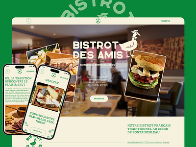 Bistrot Website Design bistrot branding desktop food hospitality inspiration mobile restaurant restaurantwebsite ui uiuxdesign ux web design webdesign website