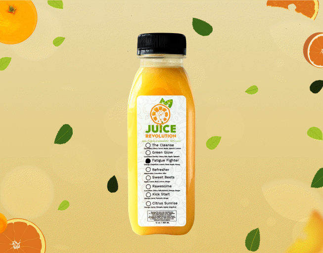 Juice Revolution branding design graphic design logo packaging