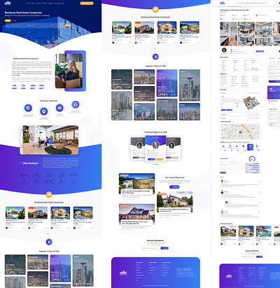 Landing UX\UI Design branding graphic design ui