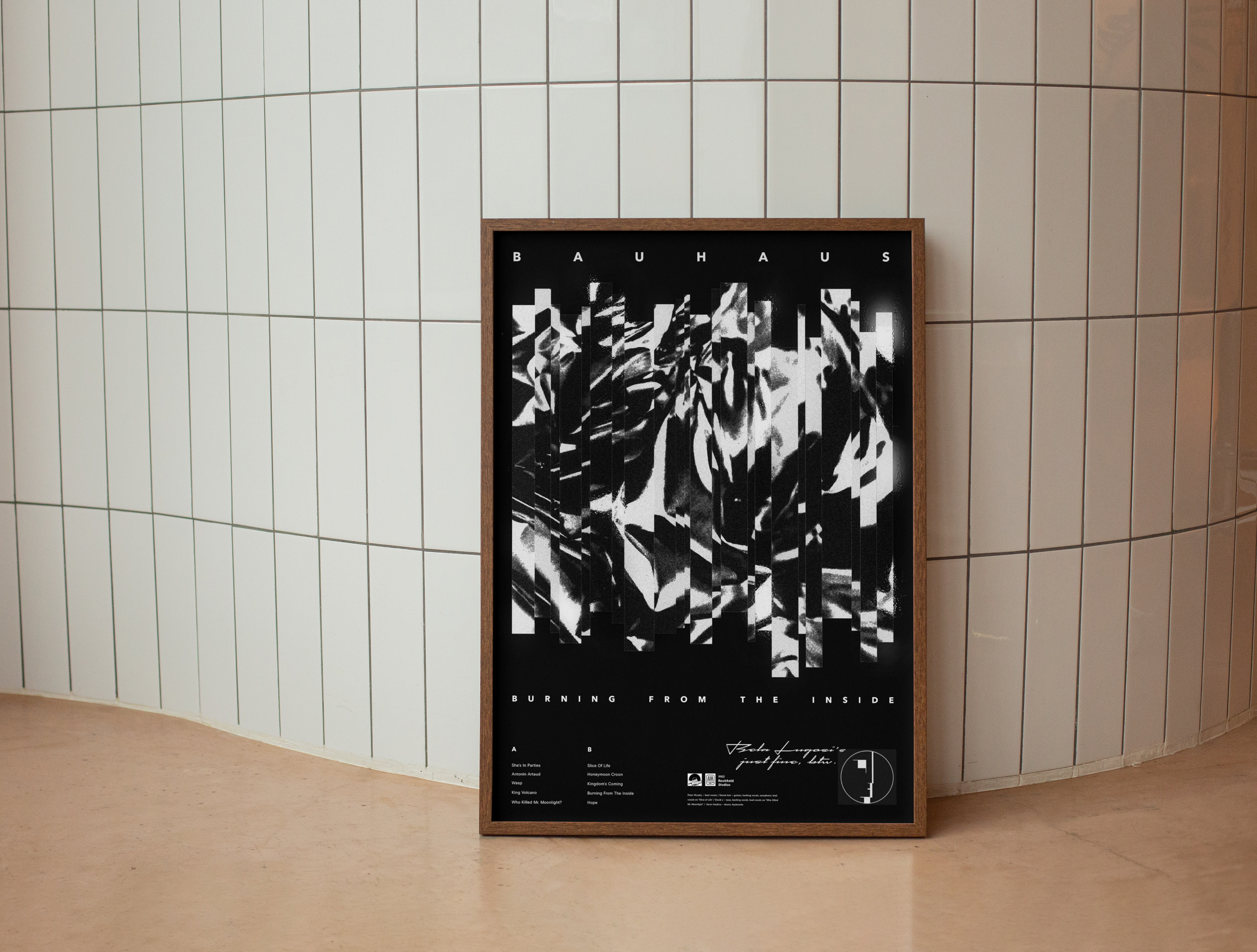 Bauhaus - Poster bauhaus graphic design illustration music