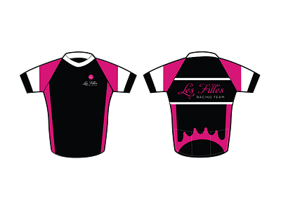 Les Filles Race Team Cycle Jersey Kit Design bike jersey