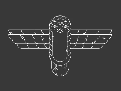 Owlie (WIP) illustration owl