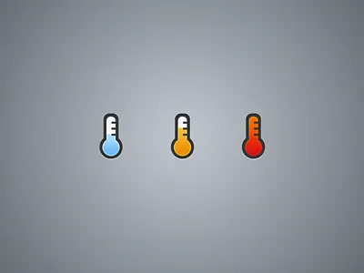 Sales Prospects Temperature Icons app icon icons ios iphone app ui user interface