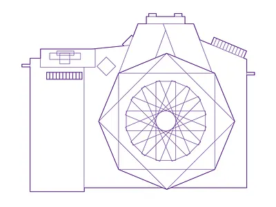 Camera camera illustration poster