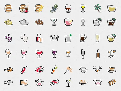 Booz and food food icons spirits wine