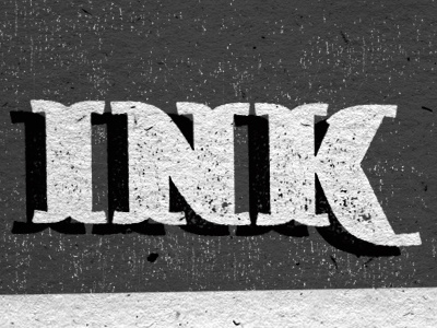INK beer custom type good times