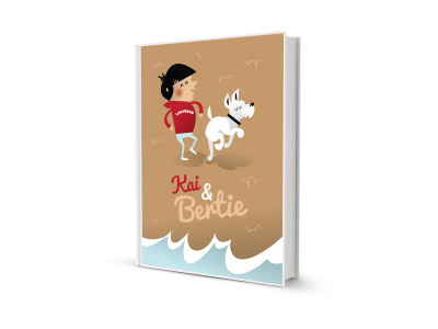 Kai & Bertie book cover illustration childrens book illustration kids book