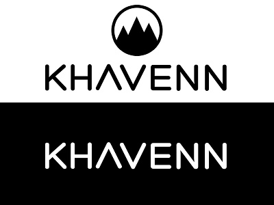 Khavenn branding khavenn logo logo design monochrome new