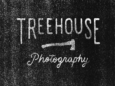 Treehouse Alternate axe hand drawn type logo photocopy photography type typography xerox