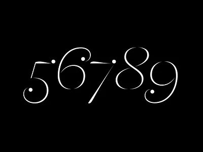 Odesta oldstyle figures decorative display figure font number odesta oldstyle stencil swash type typeface