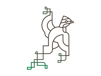 UNT Quail linear logo north quail texas university