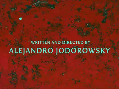 Alejandro Jodorowsky experiemental fertigo film title motion screenshot type